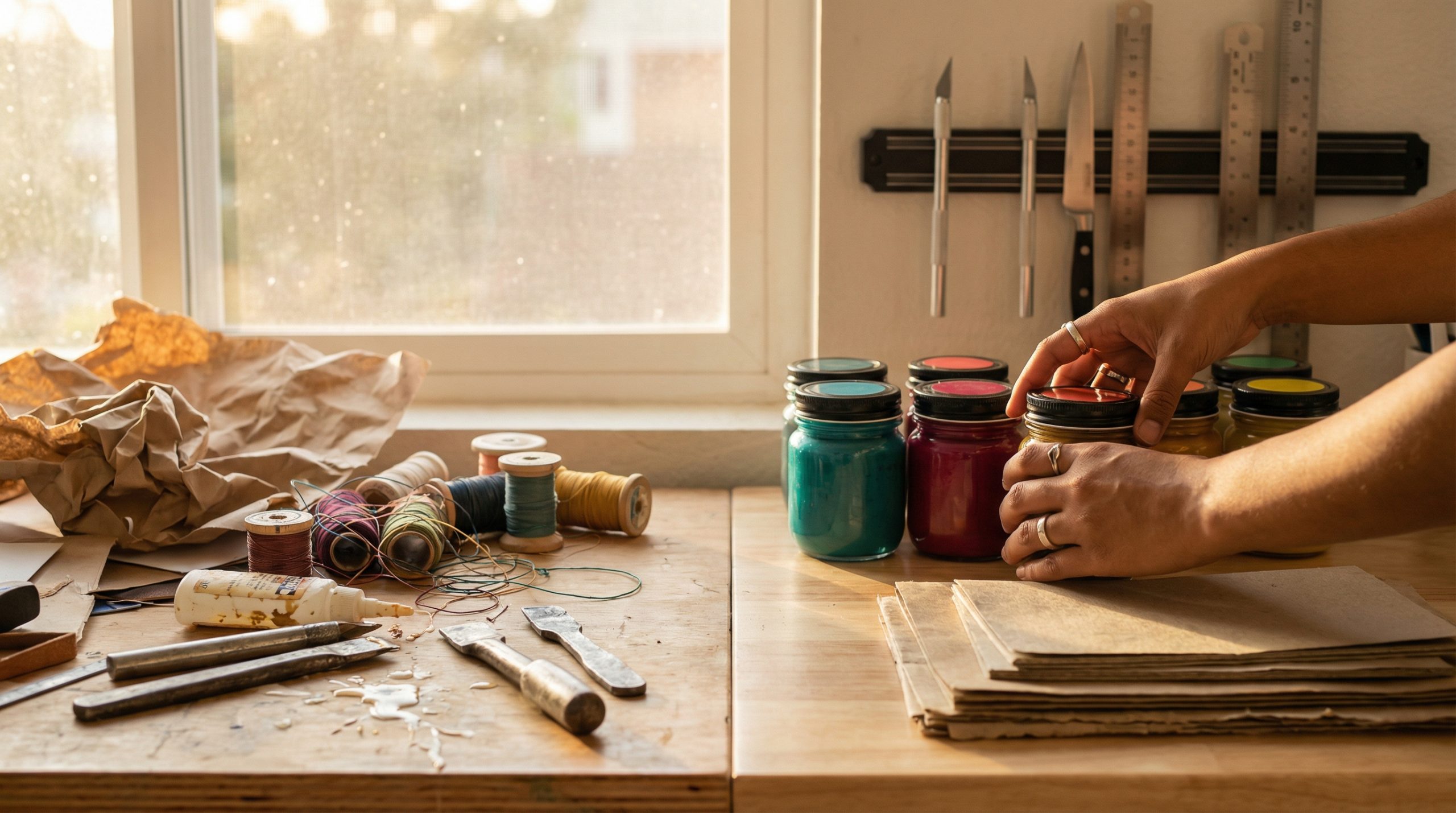 Zere o desperdício — organize Ferramentas e Materiais