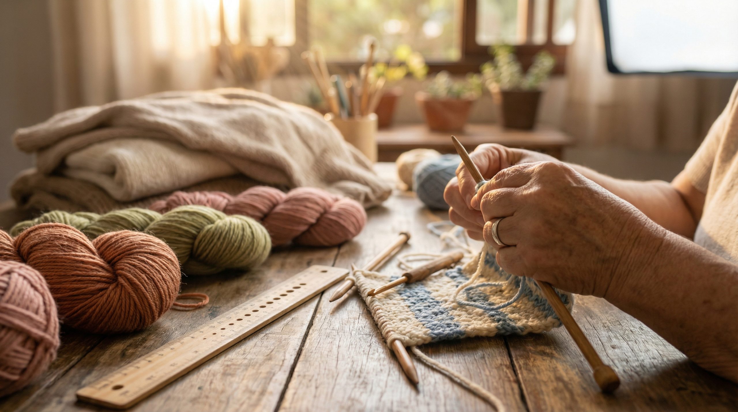 Valide a tensão antes de combinar Fios e Agulhas