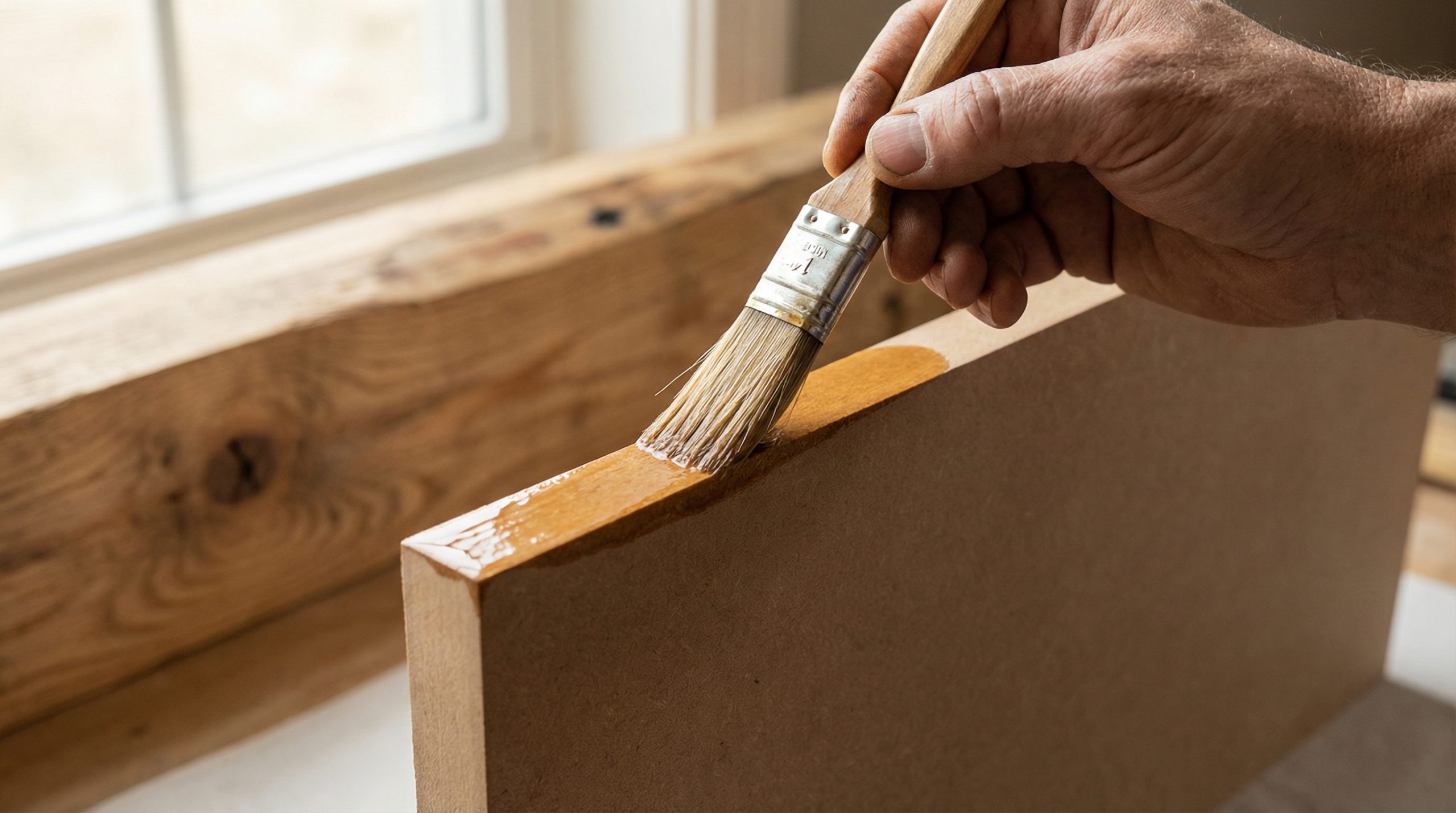 Na Madeira e MDF, goma laca substitui o primer? - 2