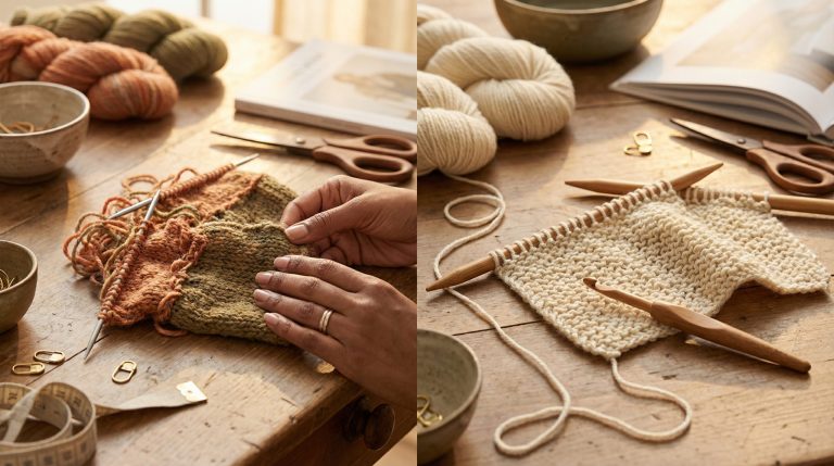 Fios e Agulhas inadequados distorcem a trama