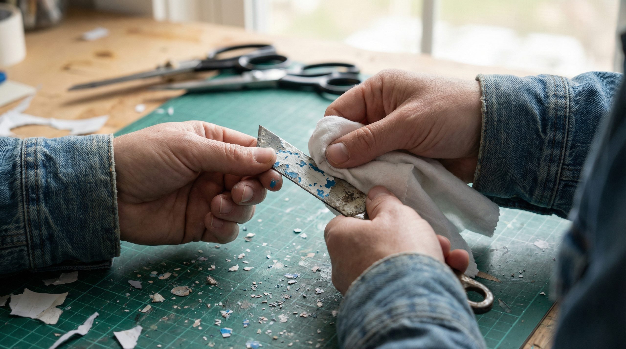 Resíduos de tinta travam Ferramentas e Materiais - 2