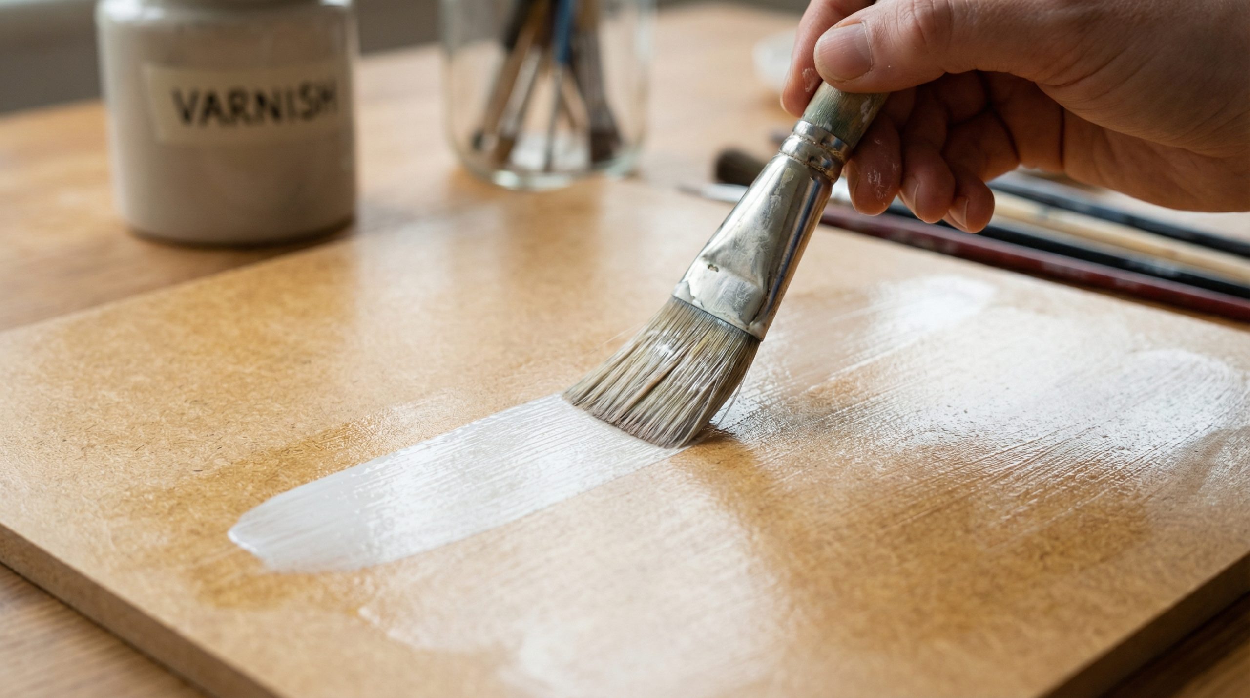 Acelerar a secagem trinca o verniz da Pintura Manual? - 2