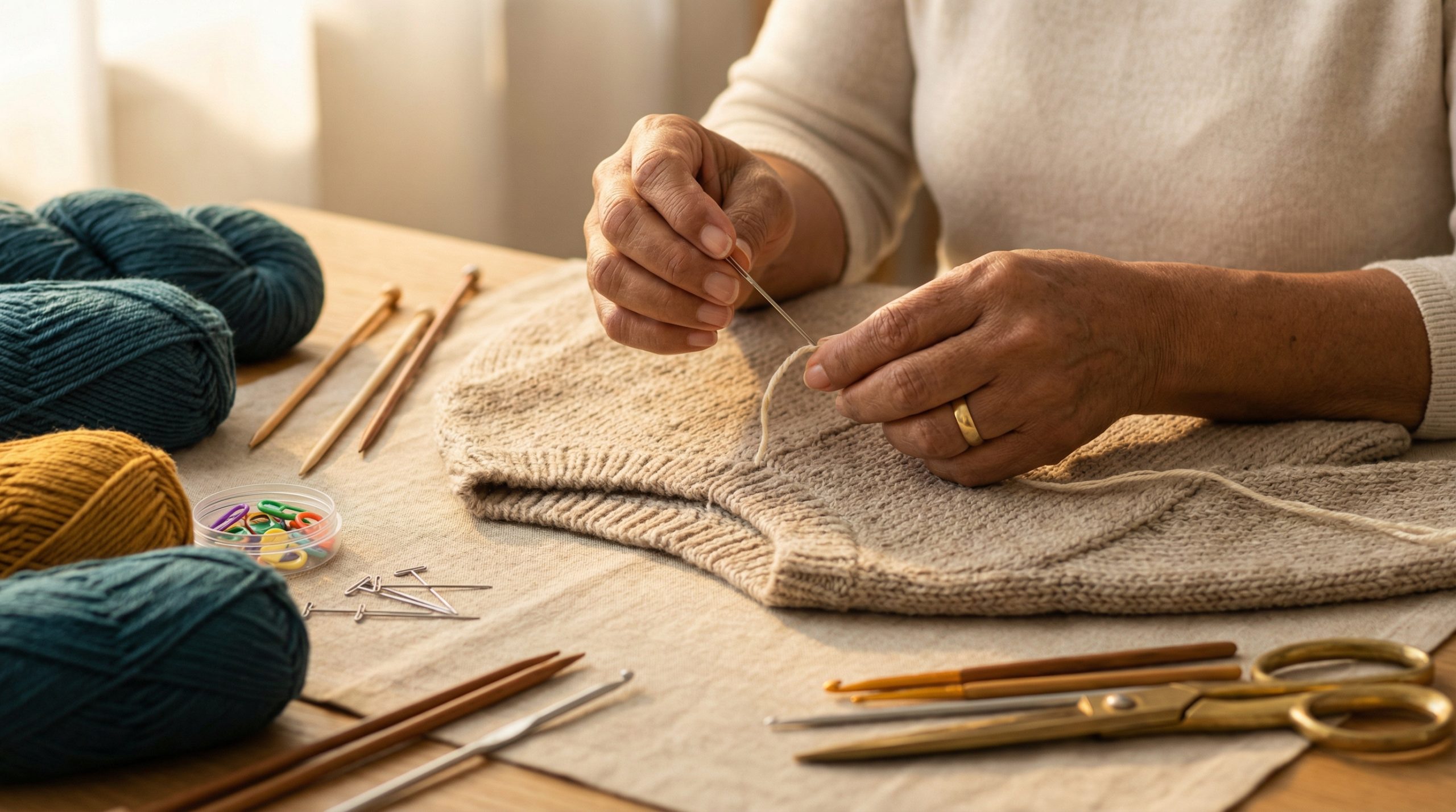 Profissionalize o arremate com Fios e Agulhas certos