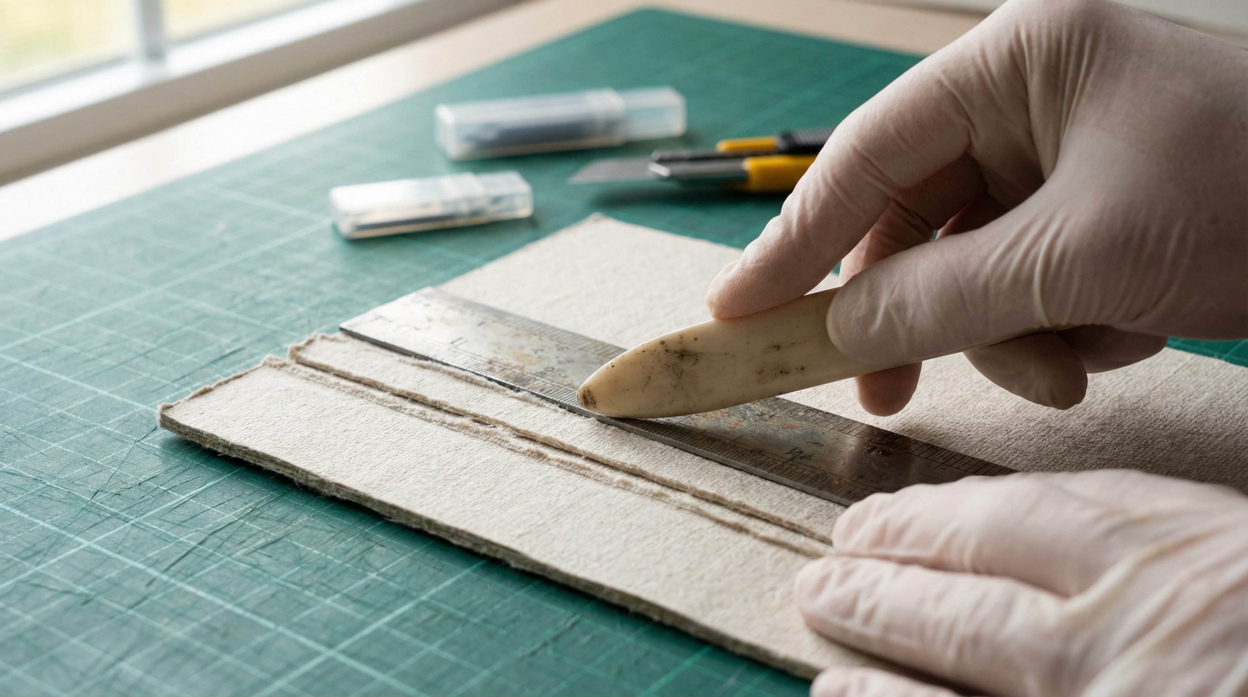 Dobrar sem vincador quebra as fibras de Projetos com Papel? - 2