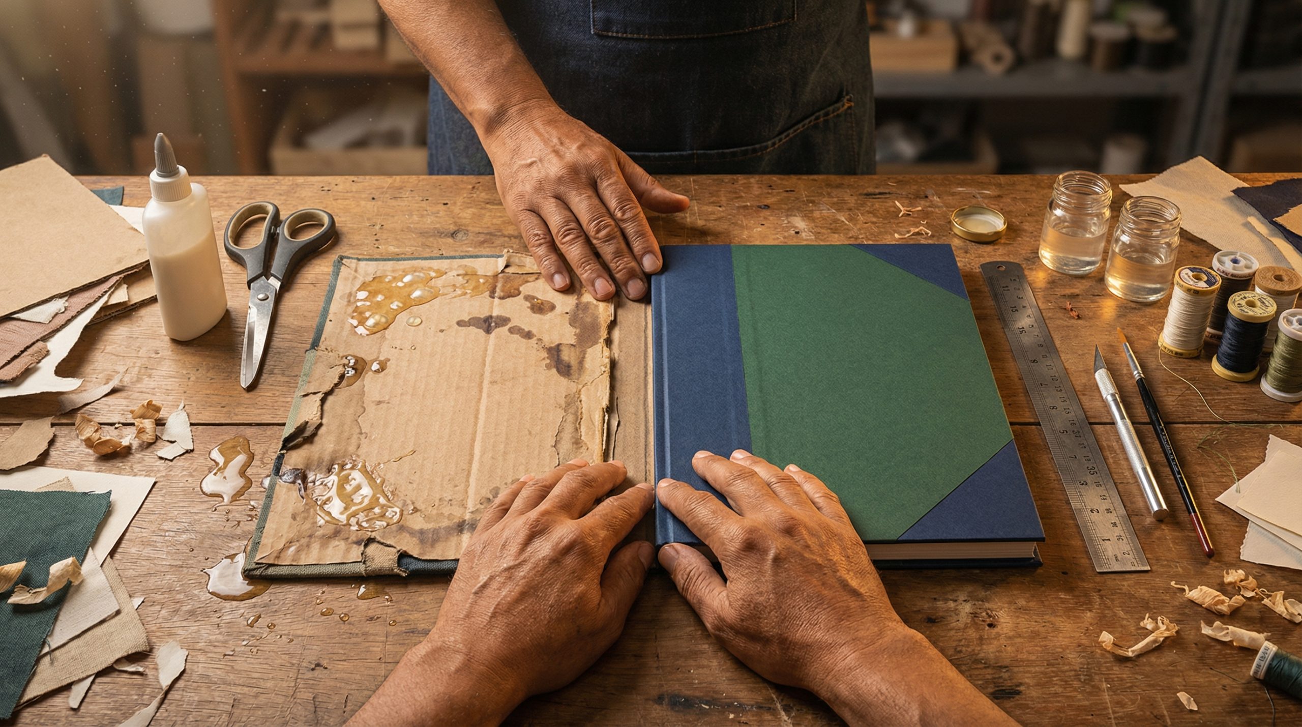 Acabamento ruim (culpe Ferramentas e Materiais errados)