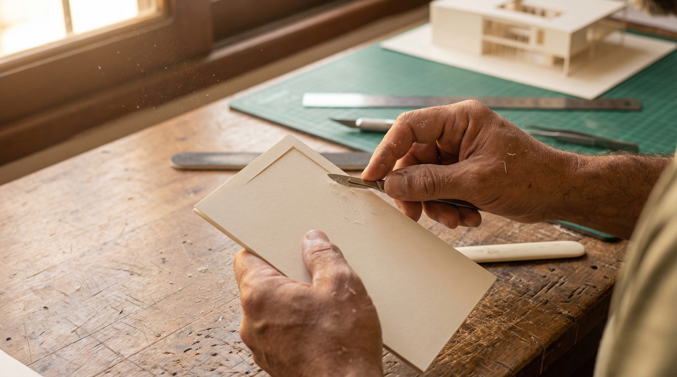Refine o corte e elimine rebarbas em Projetos com Papel