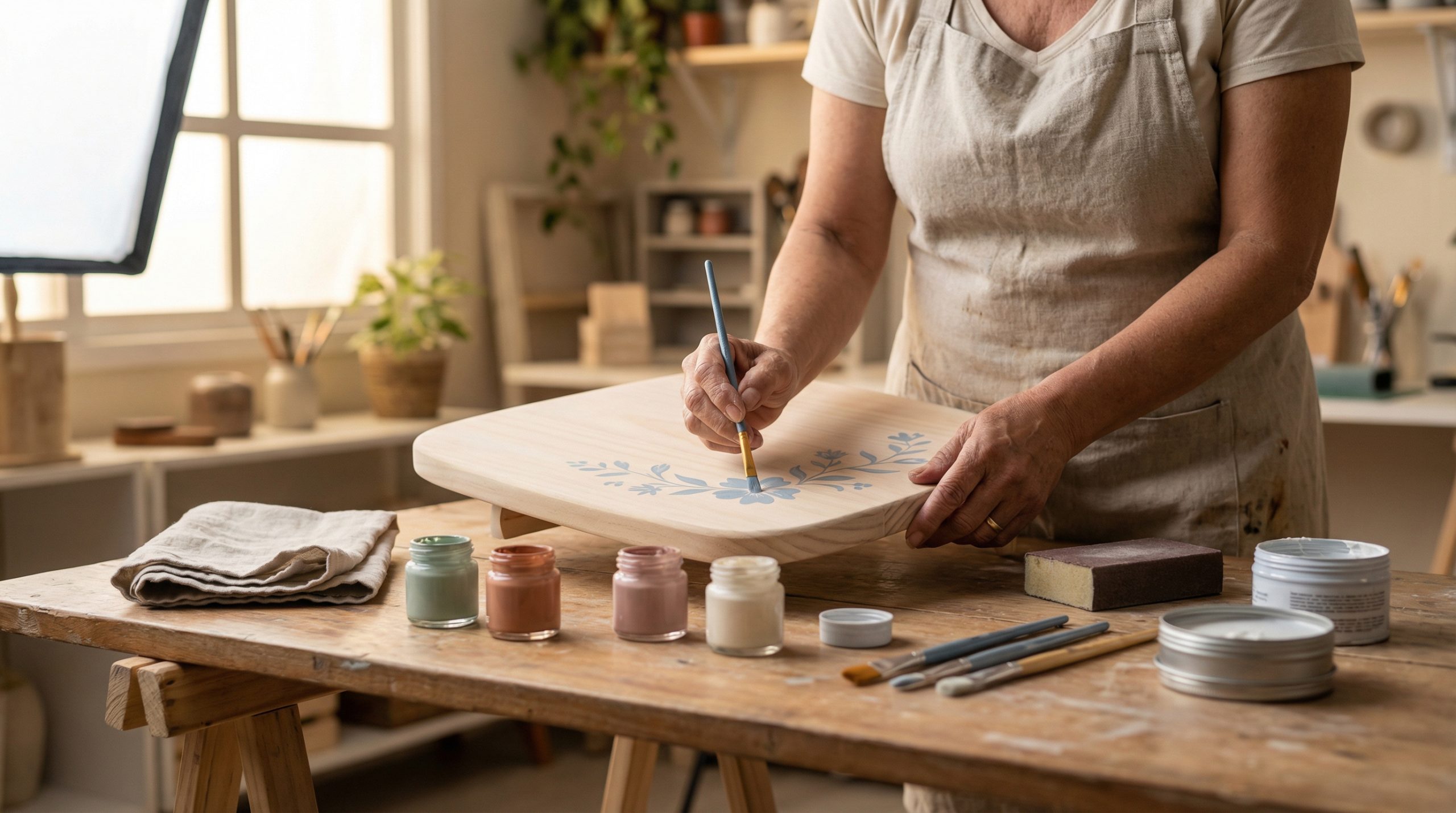 Evite marcas de pincel na sua Pintura Manual delicada