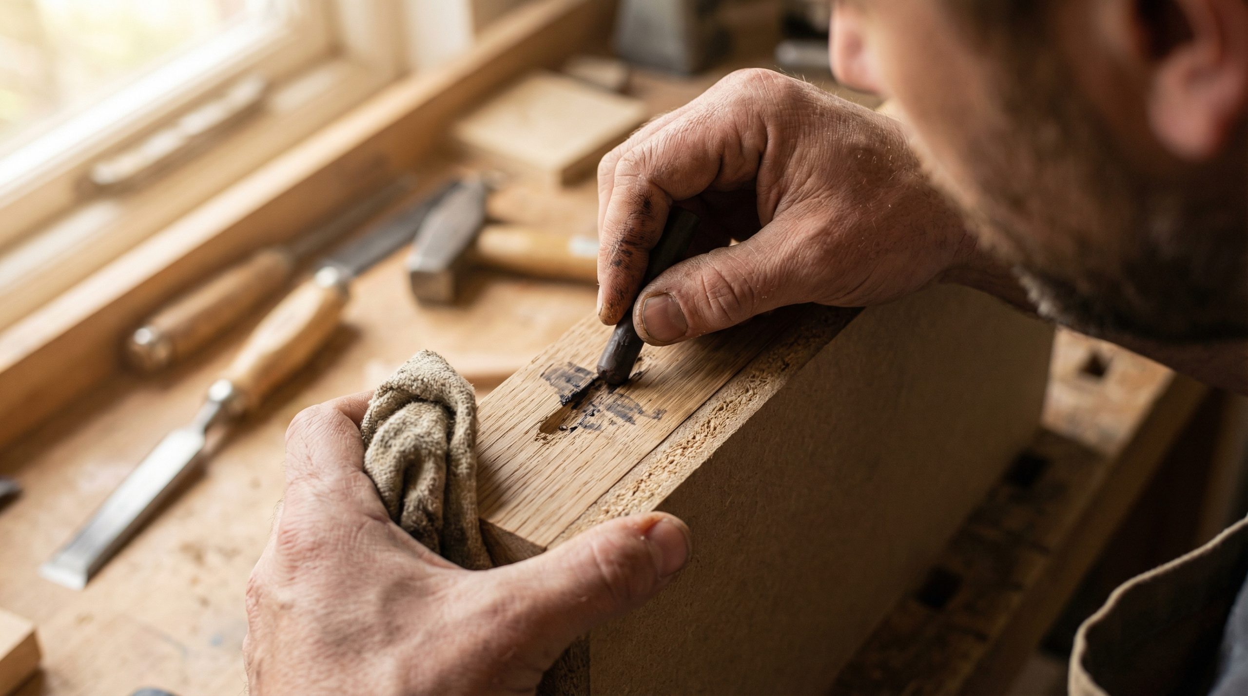 Riscos profundos na Madeira e MDF? Elimine com cera - 2