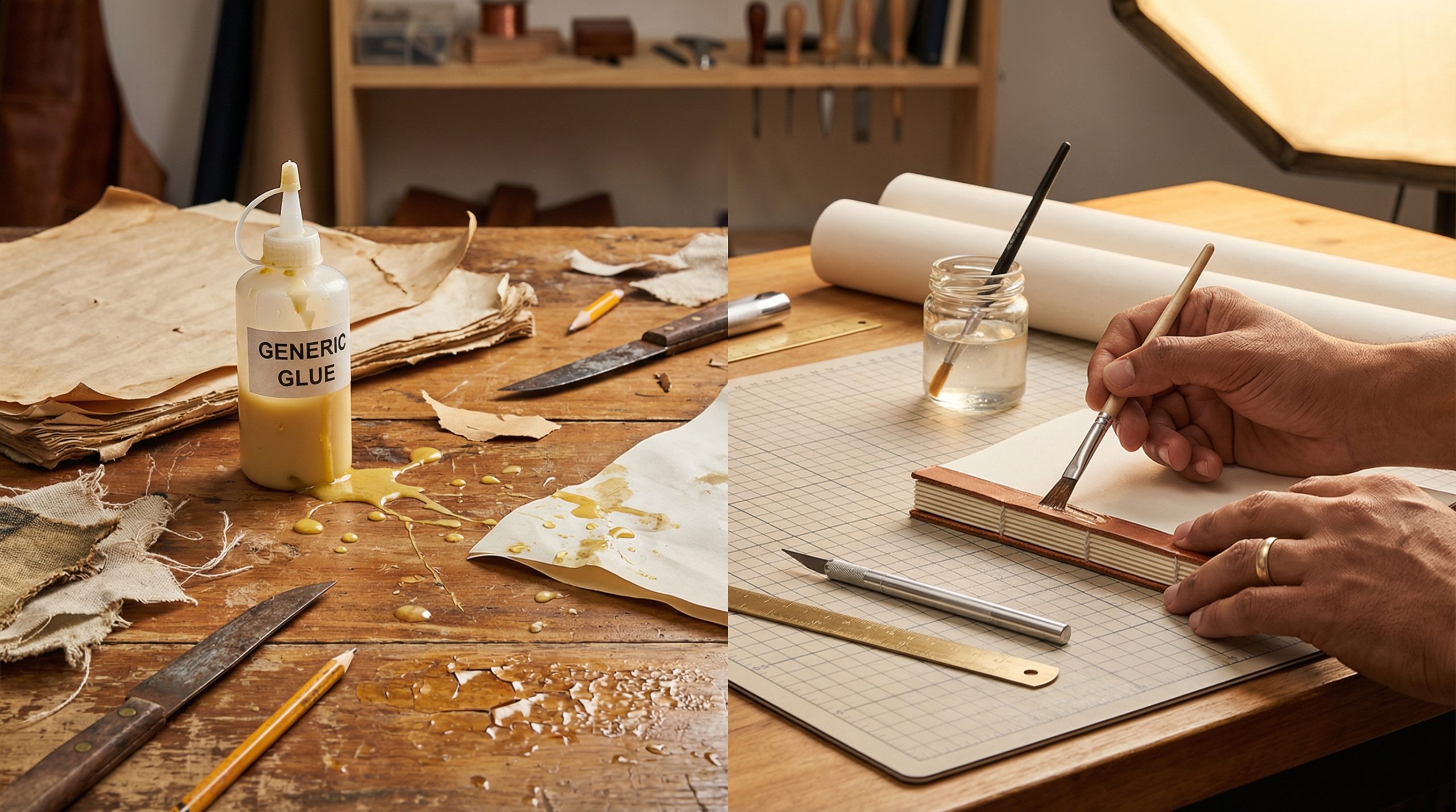 Colas baratas anulam boas Ferramentas e Materiais?