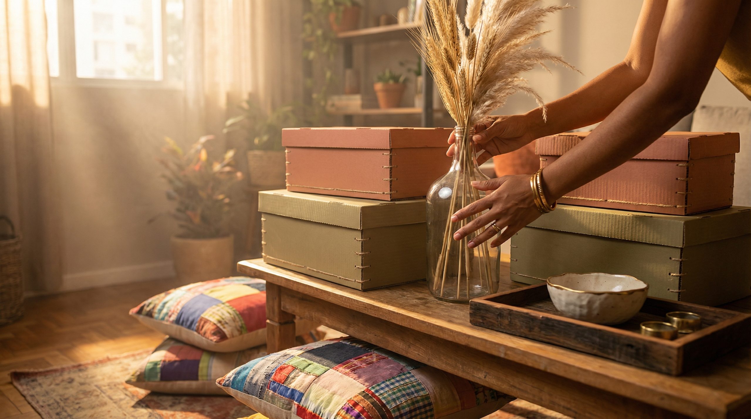 Estética de loja feita em casa com Reciclar e Recriar