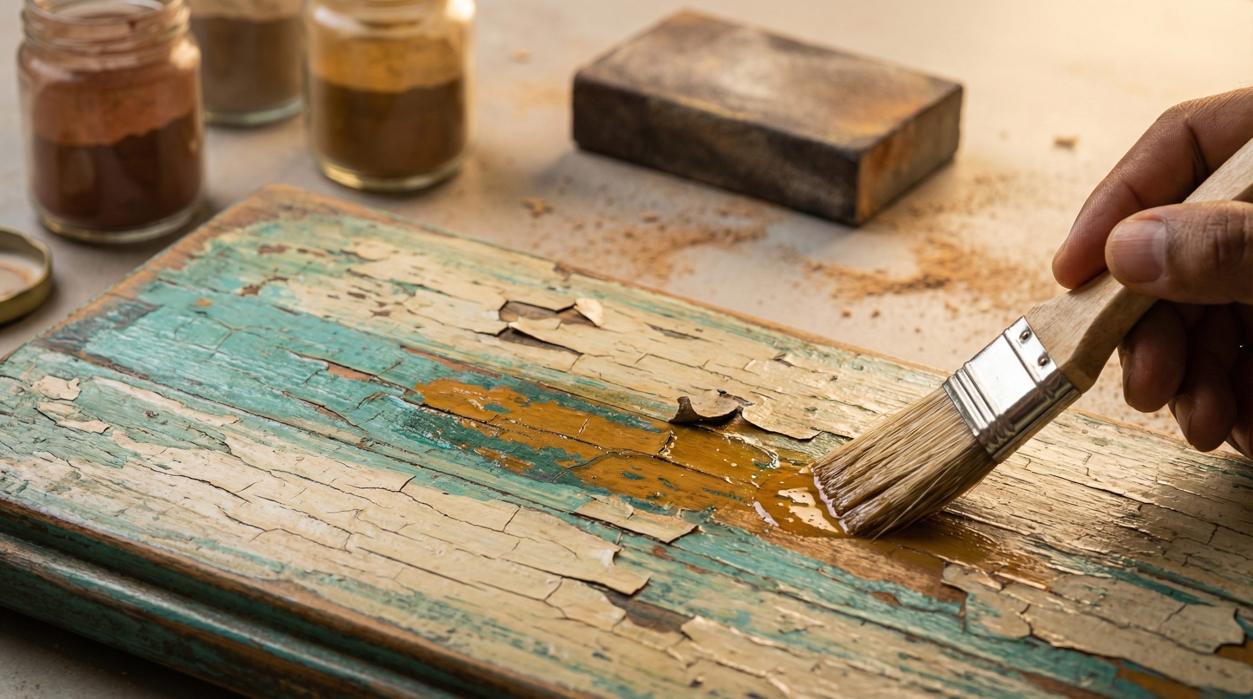 Secagem rápida demais trinca camadas de Pintura Manual