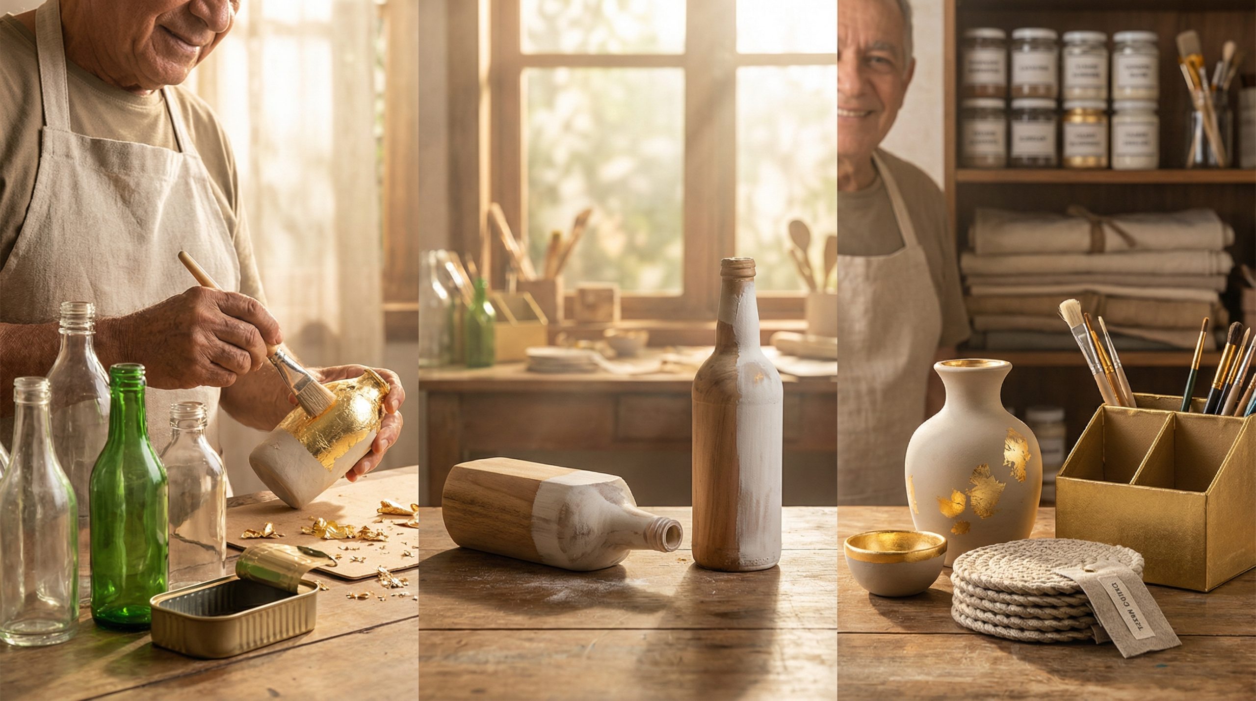 Acabamento nobre em sucata comum no Reciclar e Recriar