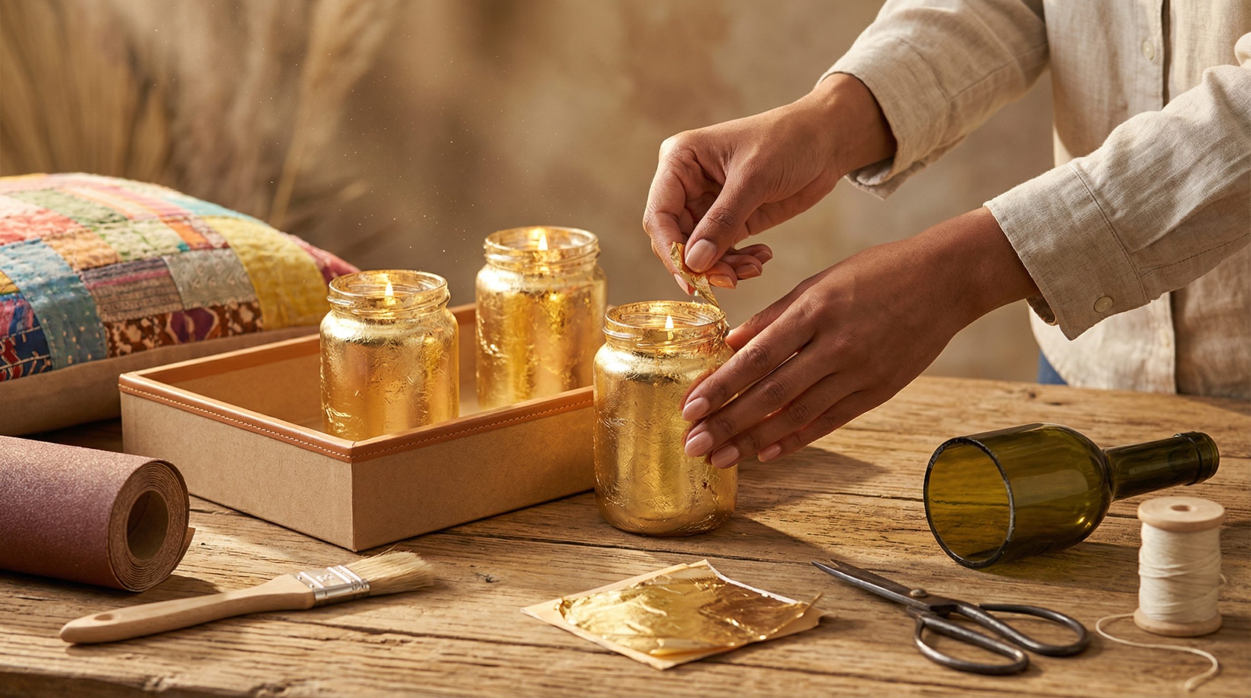 Decoração nobre custa centavos com Reciclar e Recriar