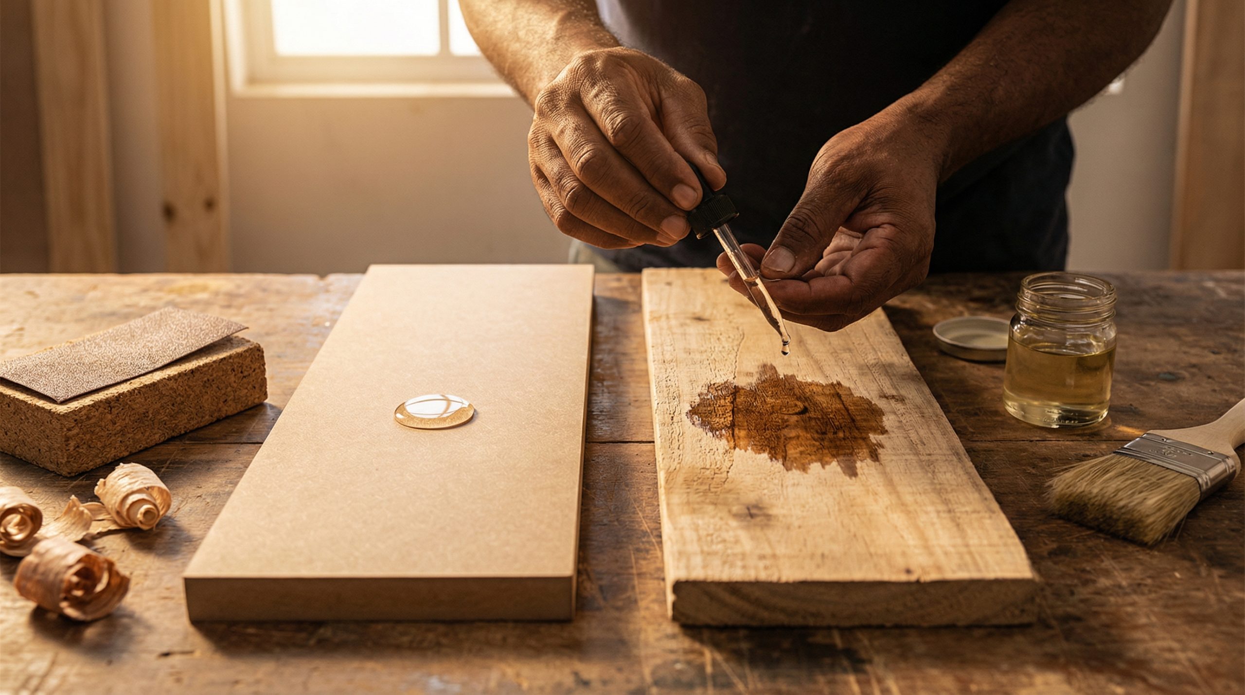 Selagem em Madeira e MDF? Faça o teste da gota