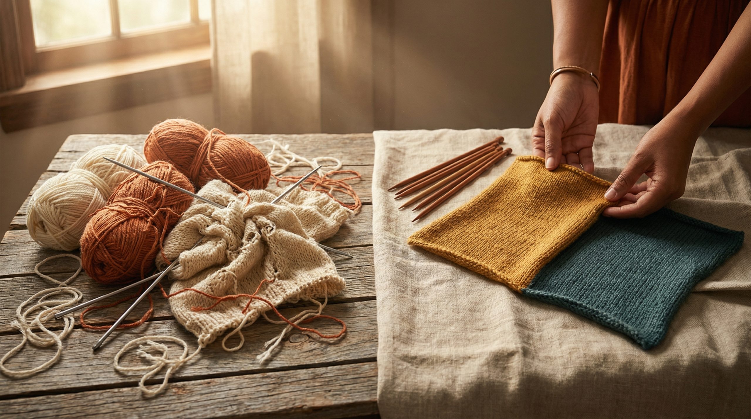 Emendas malfeitas sabotam seus Fios e Agulhas.