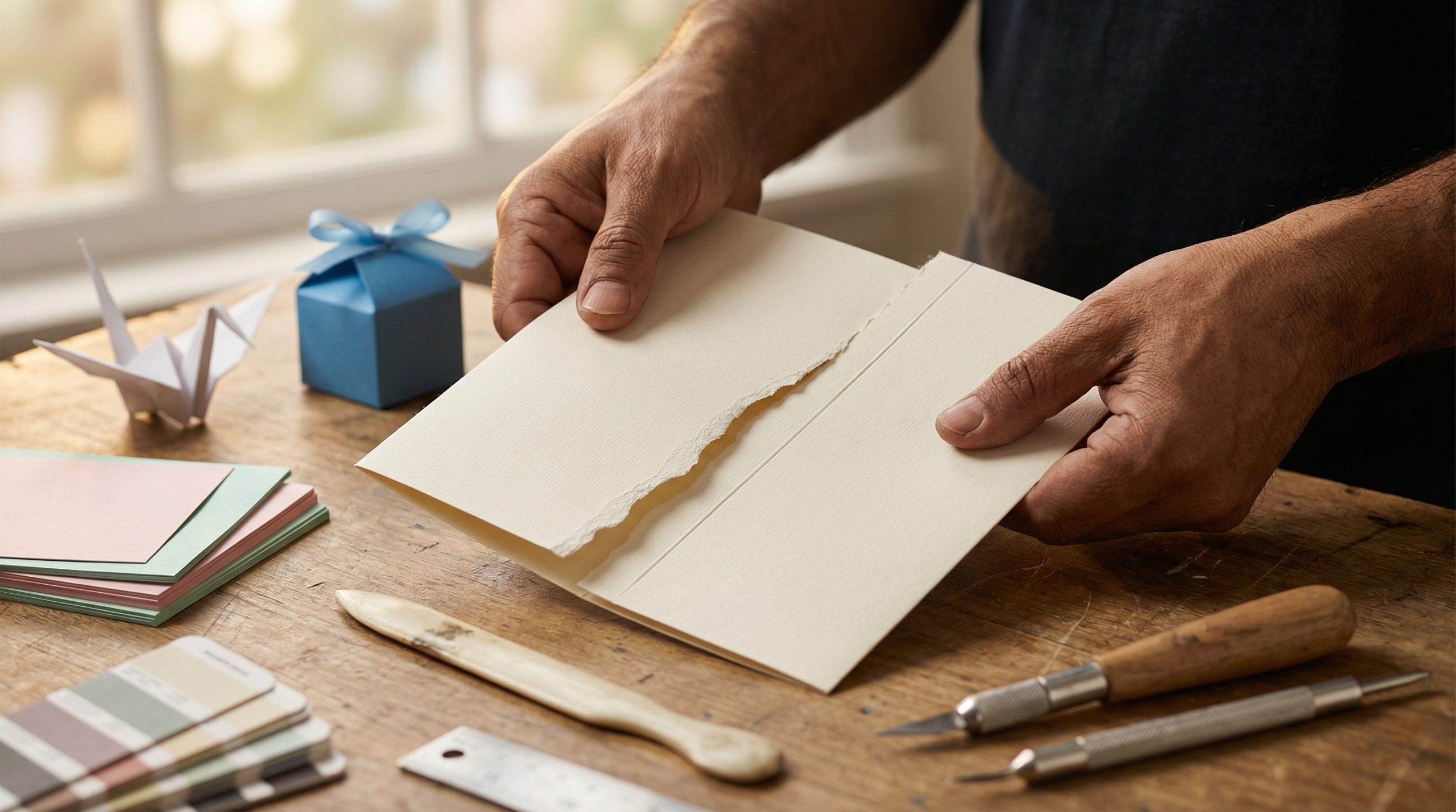 Sentido da fibra incorreto rasga Projetos com Papel?