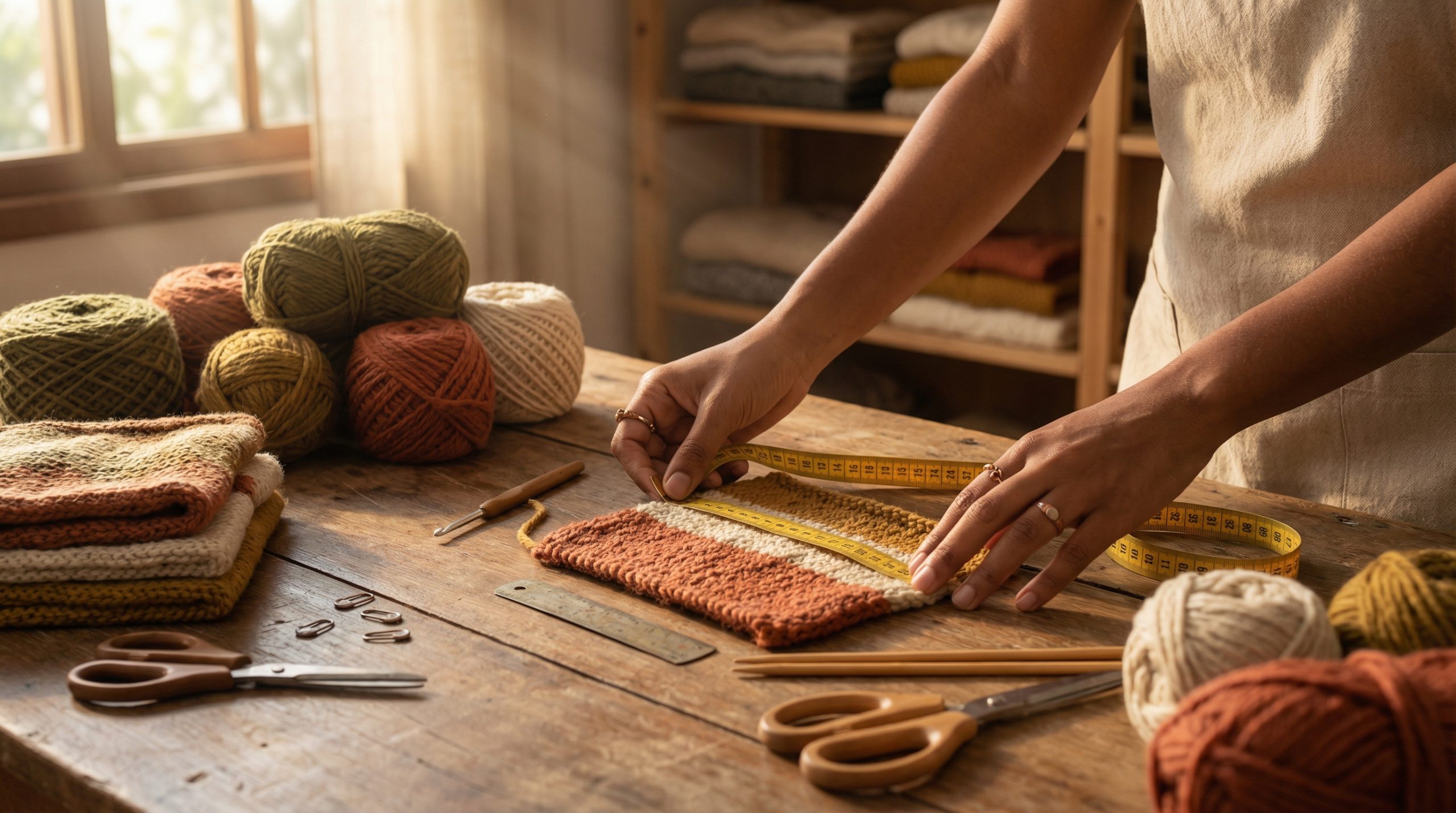 Acerte o tamanho da peça testando Fios e Agulhas