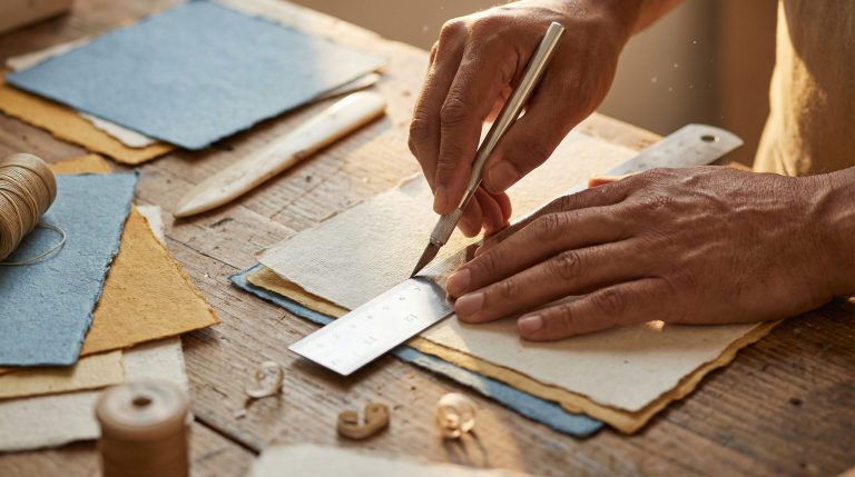 Régua de metal garante linhas retas em Projetos com Papel?