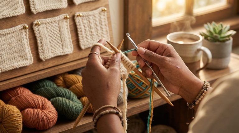 Não culpe a mão — teste outros Fios e Agulhas