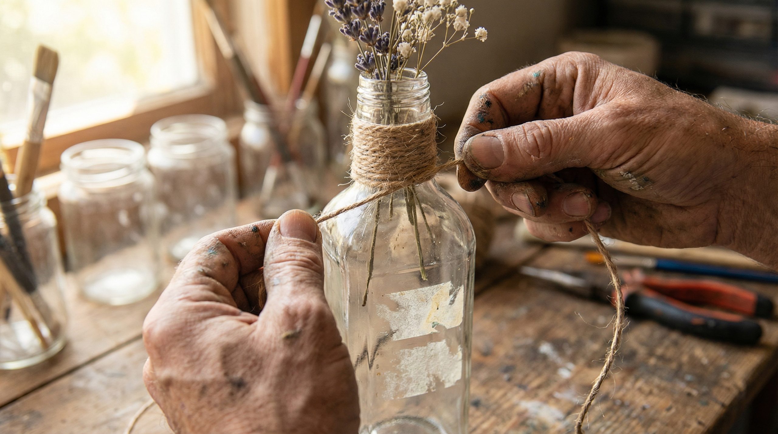 Embalagens vazias viram decoração ao Reciclar e Recriar - 2
