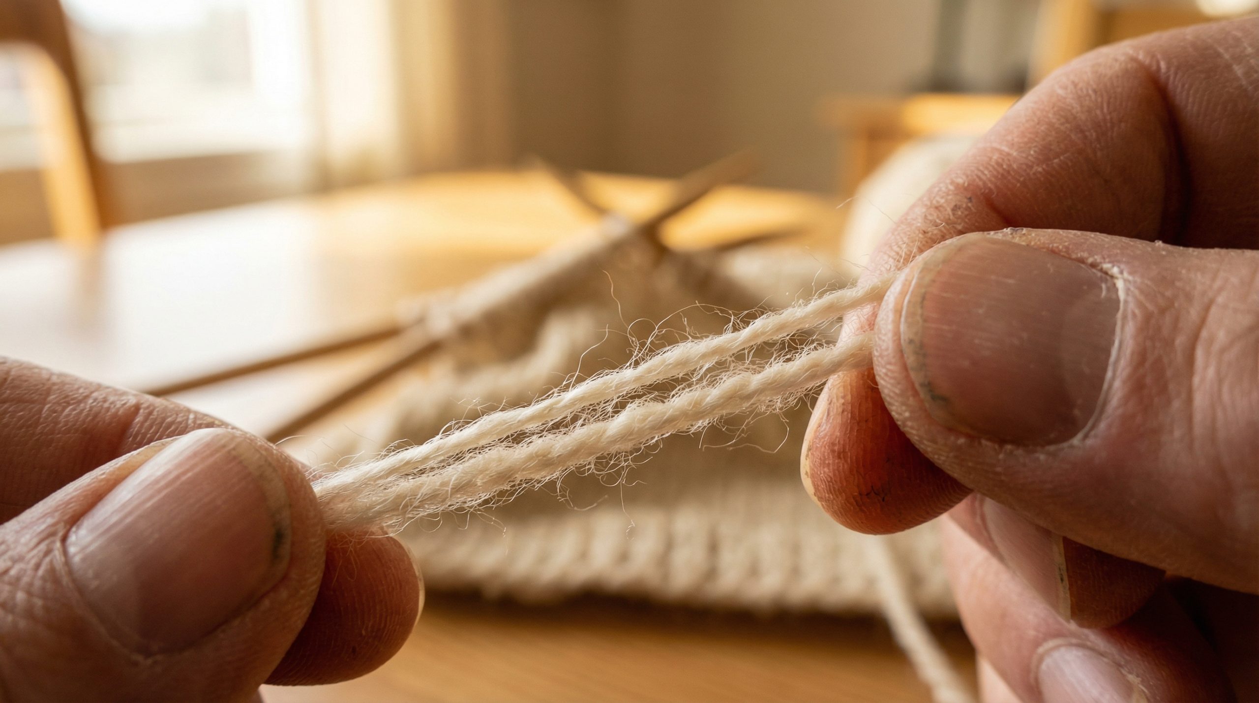 3 passos para a emenda invisível com Fios e Agulhas - 2