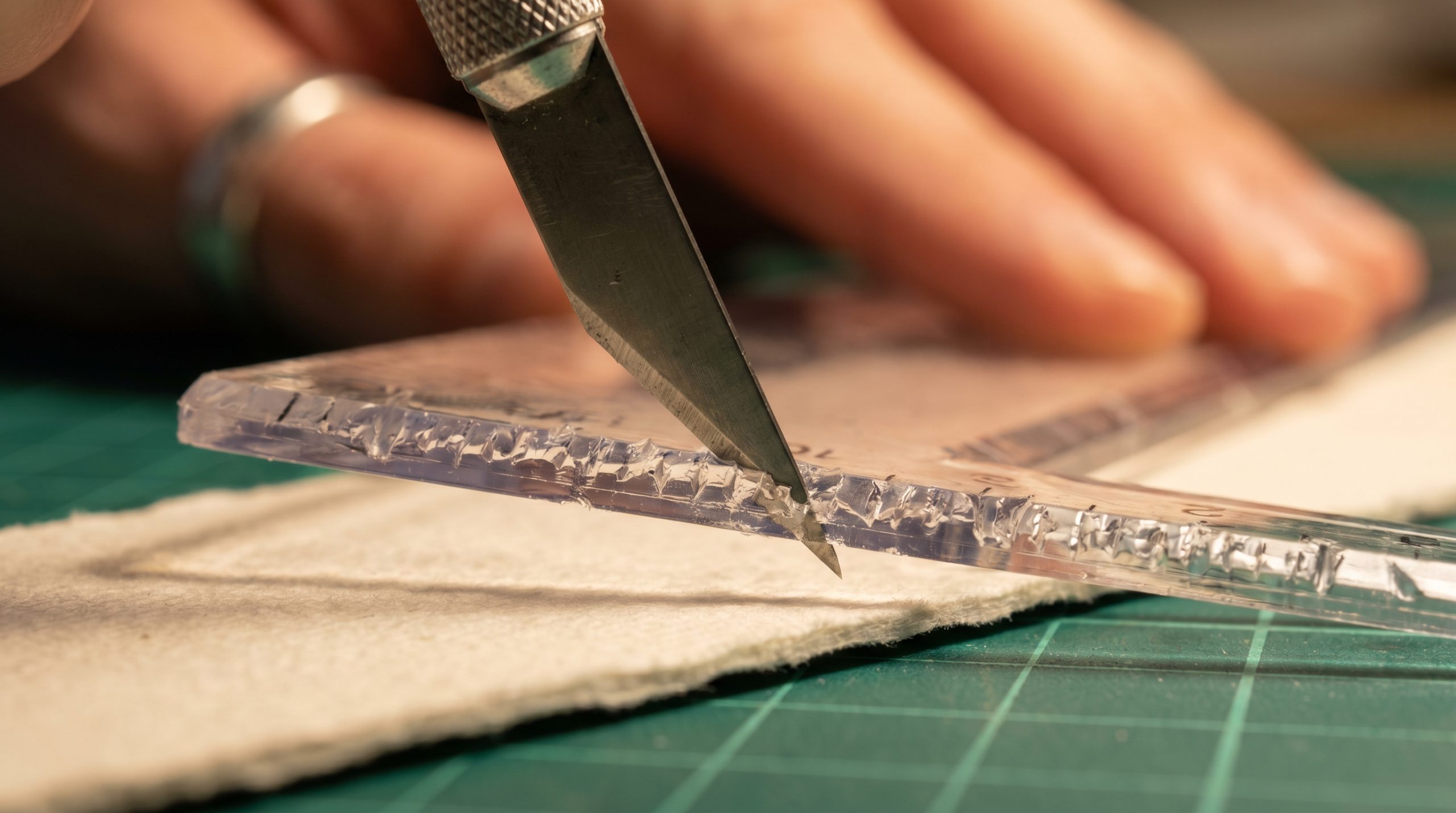 Régua de plástico sabota seus Projetos com Papel - 2