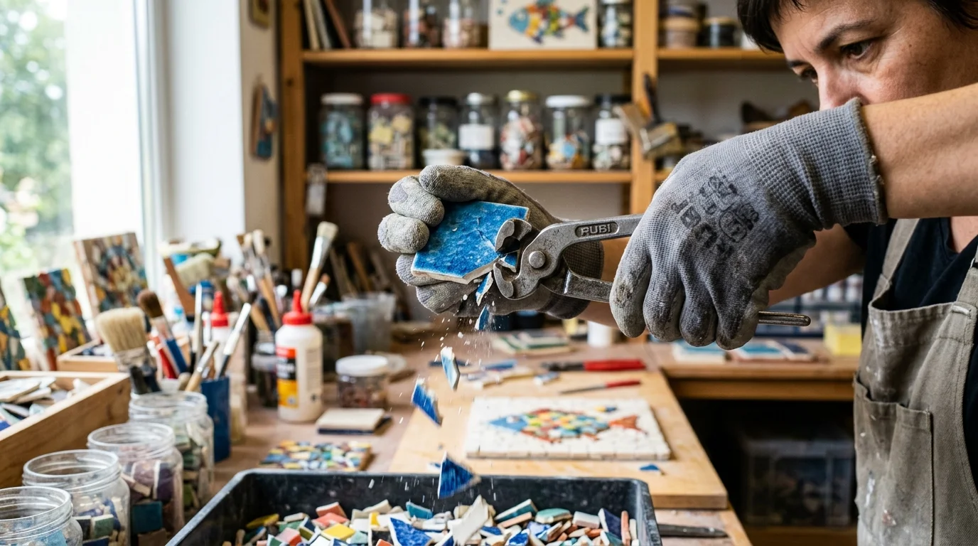 Ferramentas e Materiais para mosaico: o kit que muda o resultado — detalhe