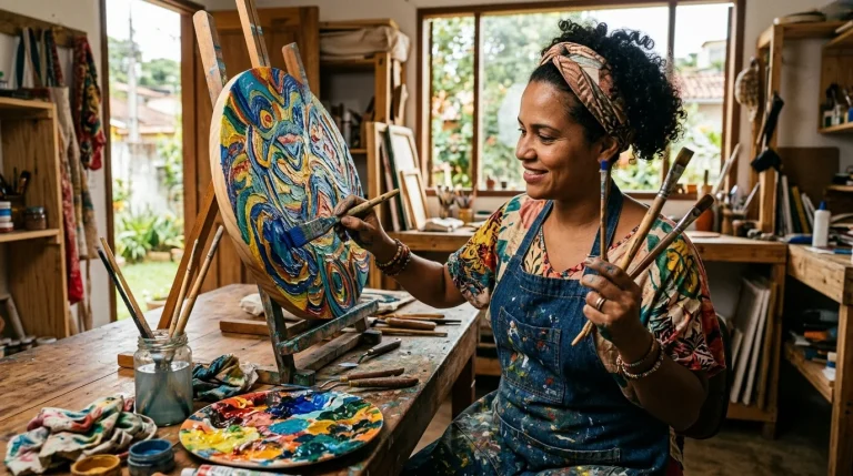 Pintura Manual em camadas: o efeito que artistas profissionais usam